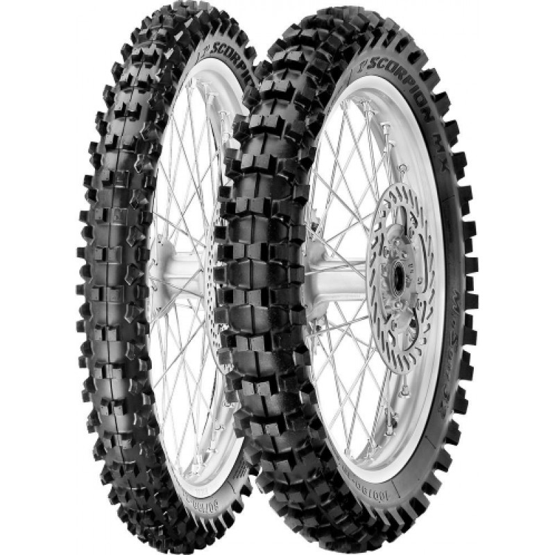 Pirelli 120/80-19 Pirelli SCORPION MX32 MID SOFT 63M TT CROSS MID SOFT Rear NHS