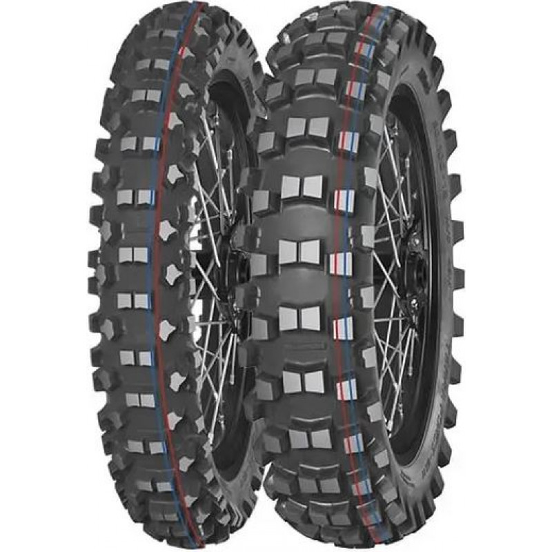 Mitas 90/100-12 MITAS TERRA FORCE-MX IT 46M TT red&blue
