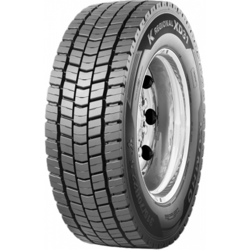 Kumho 315/80R22,5 KXD31 156/150L 20PR KUMHO 3PMSF Drive Regional