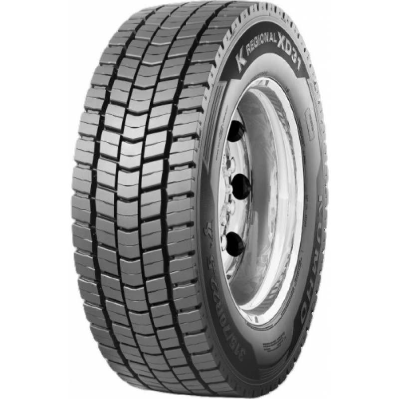 Kumho 315/80R22.5 Kumho KXD31 156/150L M+S 3PMSF Drive REGIONAL